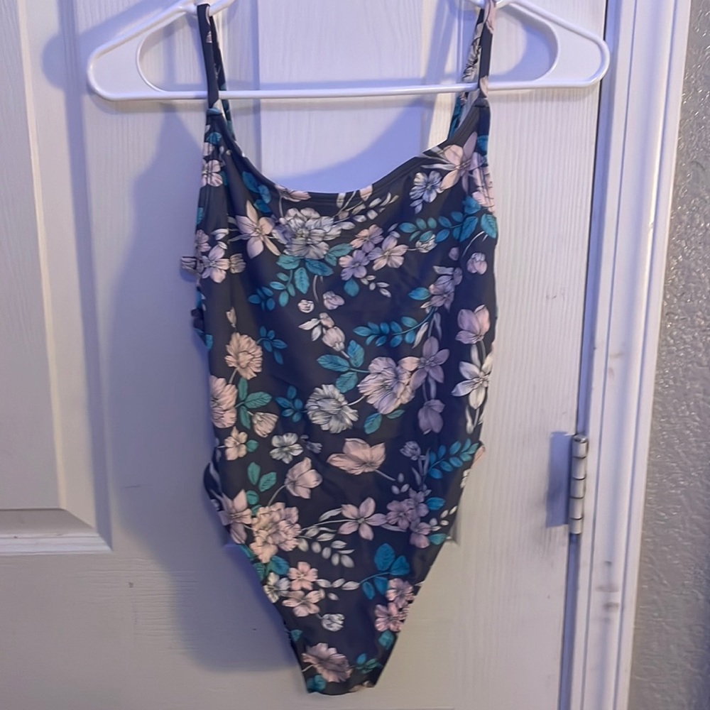 Xhilaration Floral Target One Piece Swimsuit